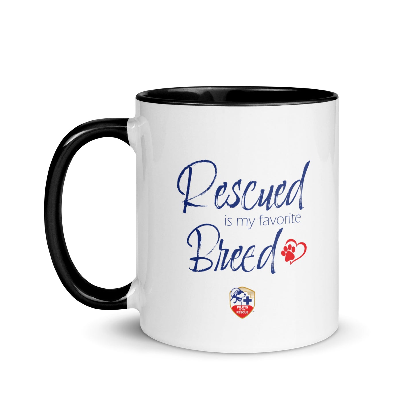 'Rescued Is My' Mug