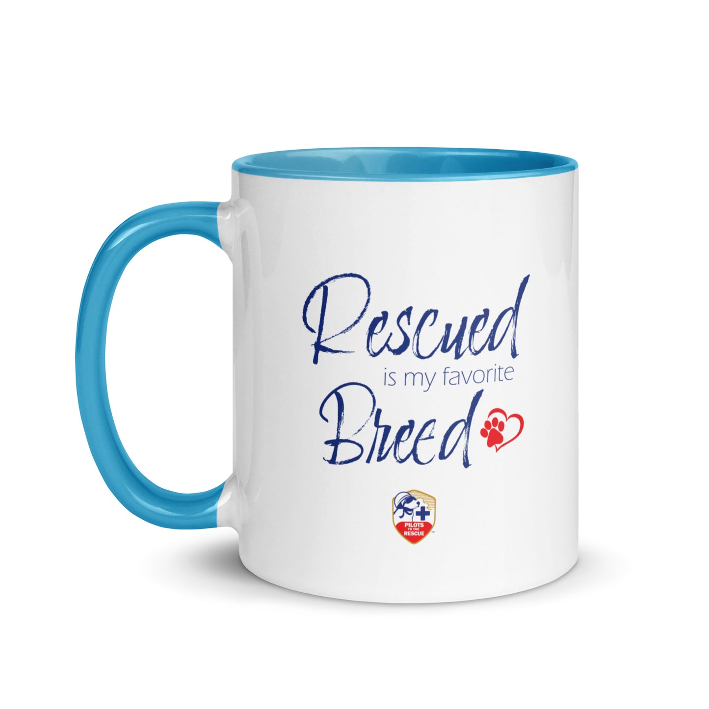 'Rescued Is My' Mug