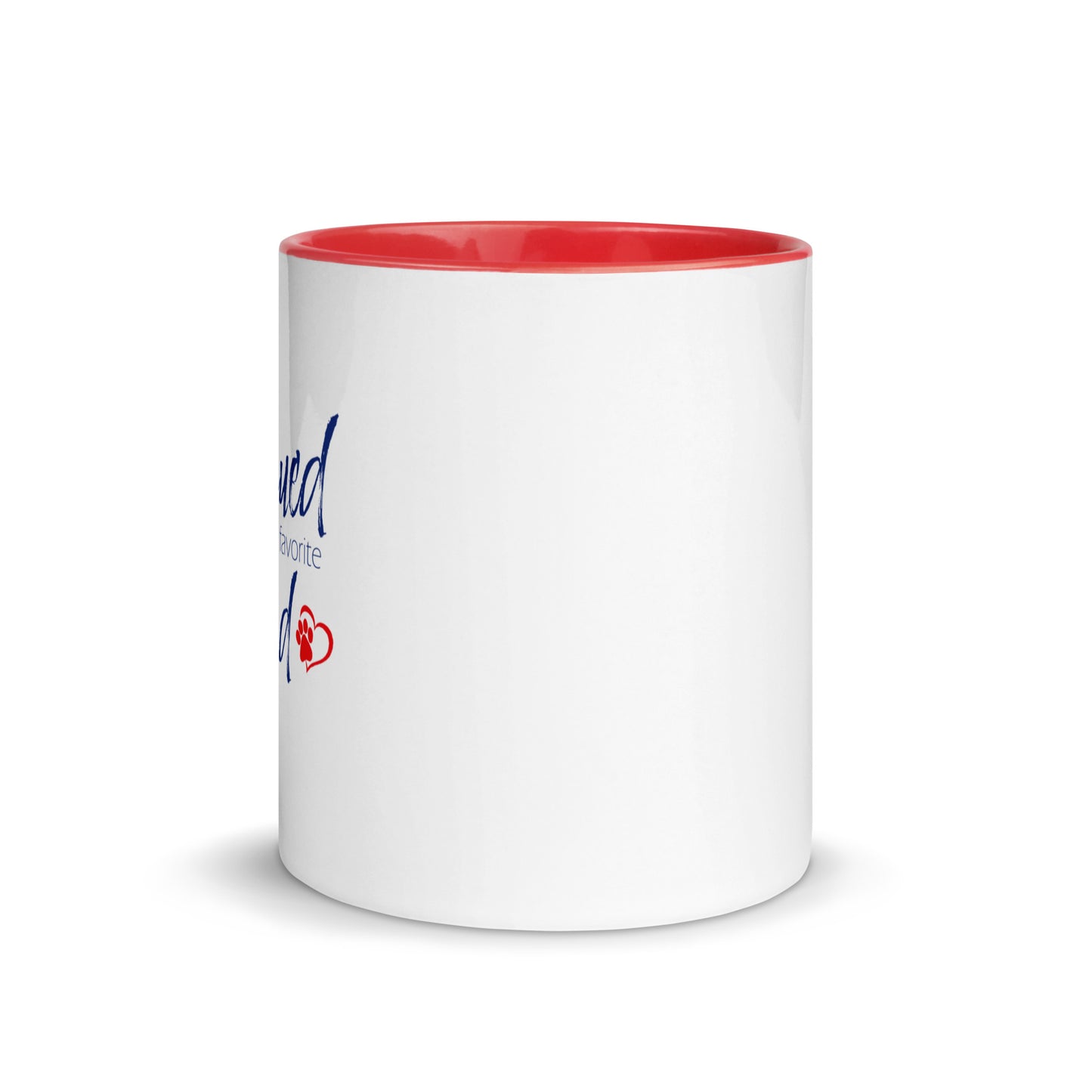 'Rescued Is My' Mug