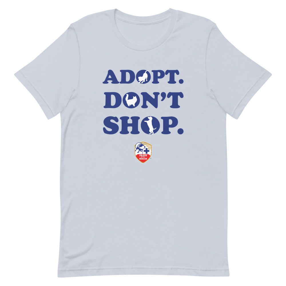 Adopt Don't Shop PTTR Short-Sleeve Unisex T-Shirt