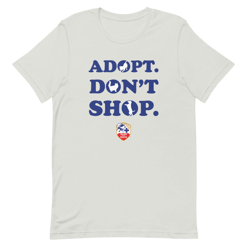 Adopt Don't Shop PTTR Short-Sleeve Unisex T-Shirt